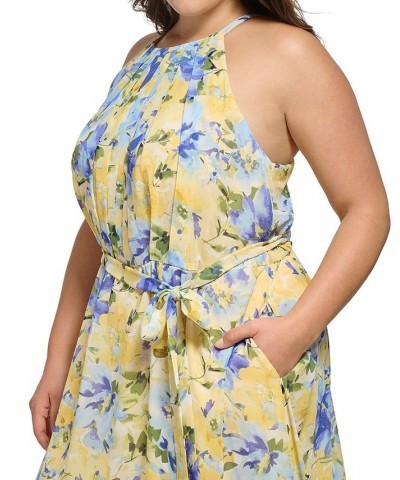 Plus Size Cutout-Back Halter High-Low Dress Ymu $67.64 Dresses