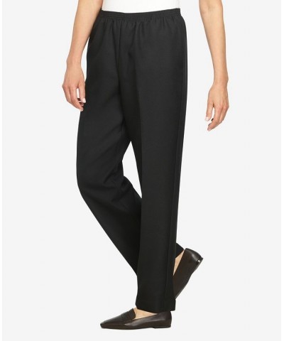 Plus Size Classic Pull-On Straight-Leg Regular Length Pants Black $24.68 Pants