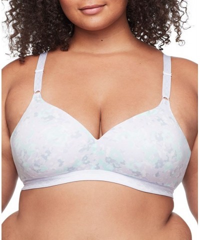 Warners Cloud 9 Super Soft Wireless Lightly Lined Comfort Bra 1269 Aurora Glowing Watercolor $13.24 Bras