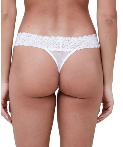 Women's Dare Lingerie Thong Underwear White $10.78 Panty