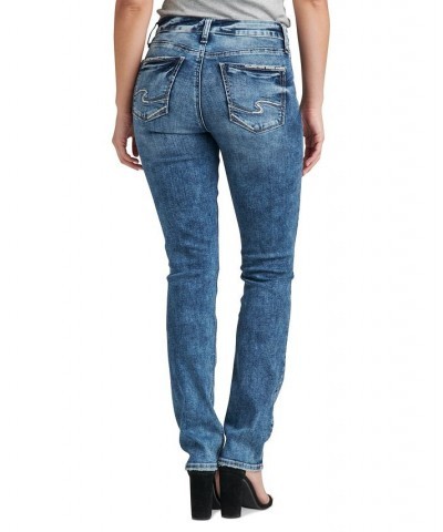 Women's Suki Straight-Leg Denim Jeans Indigo $42.30 Jeans