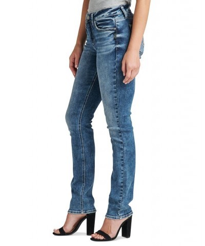 Women's Suki Straight-Leg Denim Jeans Indigo $42.30 Jeans