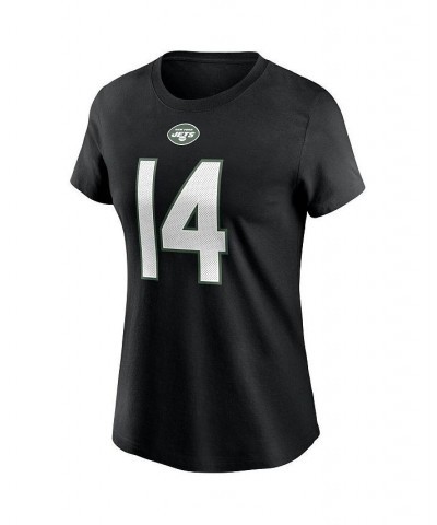 Women's Sam Darnold Black New York Jets Name and Number T-shirt Black $22.94 Tops