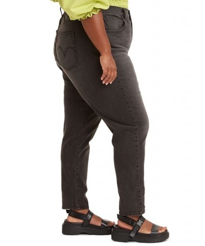 Trendy Plus Size Women's High-Waisted Mom Jeans Say No Go $22.12 Jeans