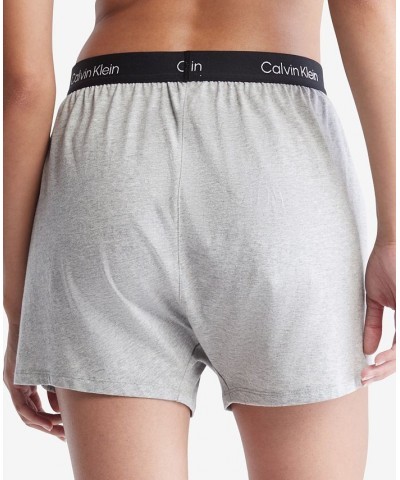 Women's 1996 Lounge Sleep Shorts QS6947 Gray $22.63 Sleepwear