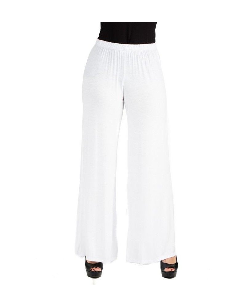 Women's Palazzo Pants White $21.55 Pants