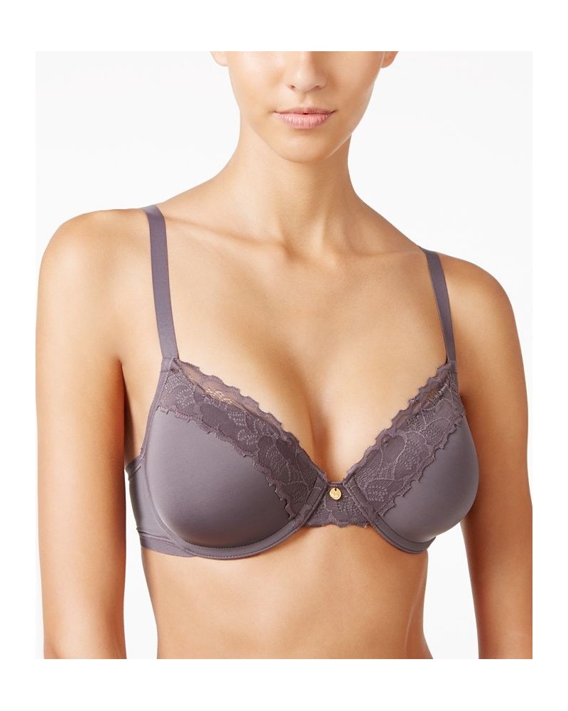 Hidden Glamour Full Fit Contour Underwire Bra 736044 Black $39.20 Bras