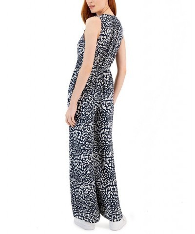 Women's Printed Wide-Leg Jumpsuit Chantal Cheetah $32.06 Outfits