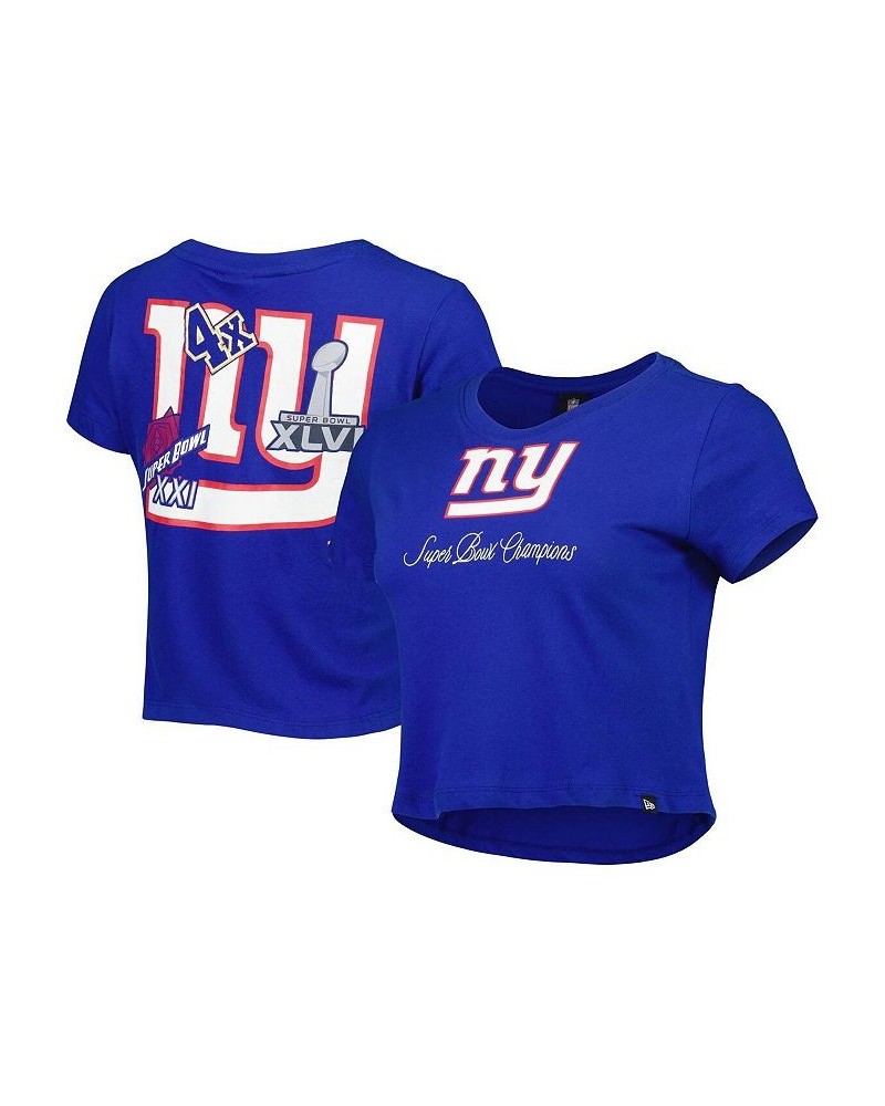 Women's Royal New York Giants Historic Champs T-shirt Royal $22.08 Tops