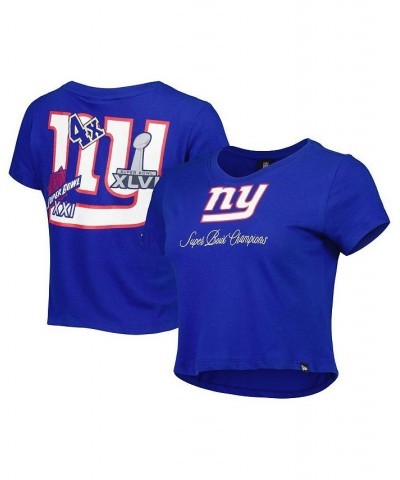 Women's Royal New York Giants Historic Champs T-shirt Royal $22.08 Tops