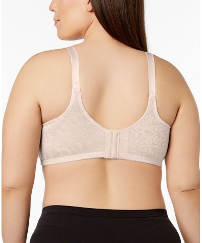 Double Support Spa Closure Wireless Bra 3372 Porcelain Jacquard $13.23 Bras