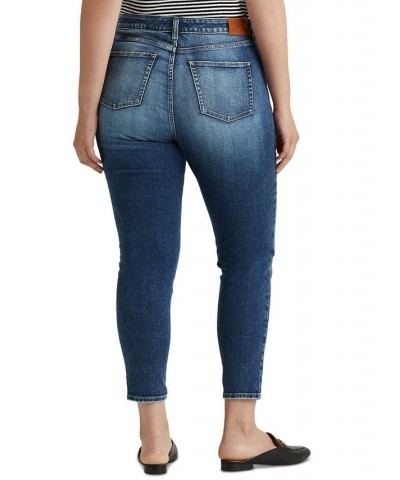 Plus-Size High-Rise Skinny Ankle Jeans Legacy Wash $40.00 Jeans