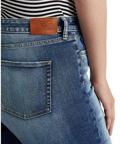 Plus-Size High-Rise Skinny Ankle Jeans Legacy Wash $40.00 Jeans