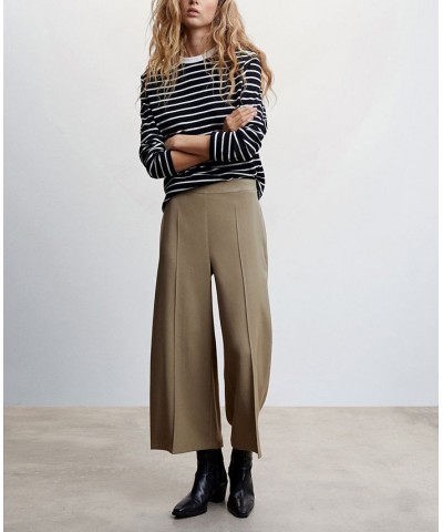 Women's High-Waist Palazzo Pants Tan/Beige $26.40 Pants