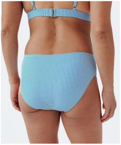 Women's Cabana Stripes Bikini Bottom Blue and white seersucker stripe $19.80 Swimsuits