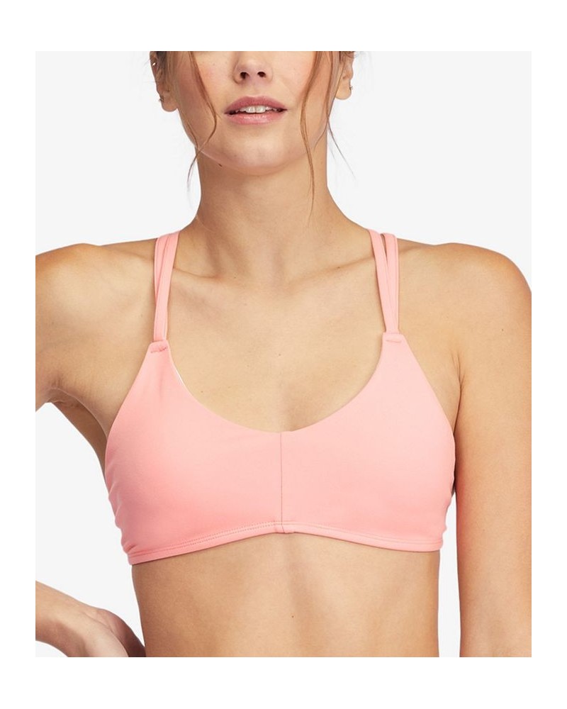 Juniors' Kaileo Medium Impact Sports Bra Pink $17.11 Tops