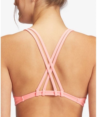 Juniors' Kaileo Medium Impact Sports Bra Pink $17.11 Tops