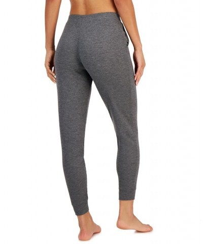 Women's Heather Waffle Sleep Jogger Pants Pewter Heather B30 $10.68 Sleepwear