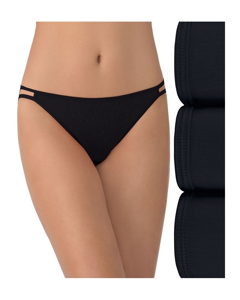 3 Pack Illumination String Bikini Panty Blk Multi $18.64 Panty