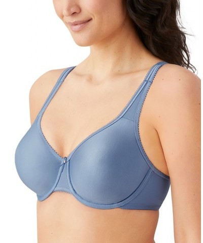 Basic Beauty Full-Figure Underwire Bra 855192 Up To H Cup Country Blue $20.21 Bras