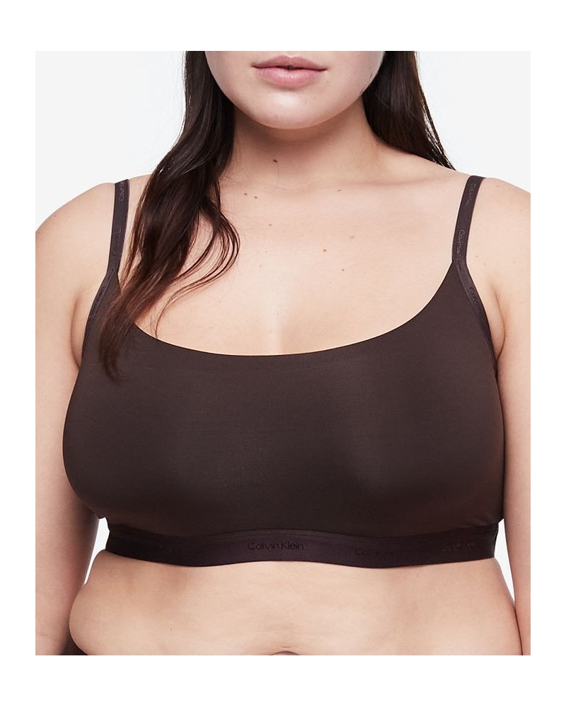 Women's Plus Size Form To Body Unlined Bralette QF6821 Spruce $16.06 Bras