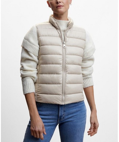 Women's Ultra-Light Quilted Gilet Gray $33.59 Jackets