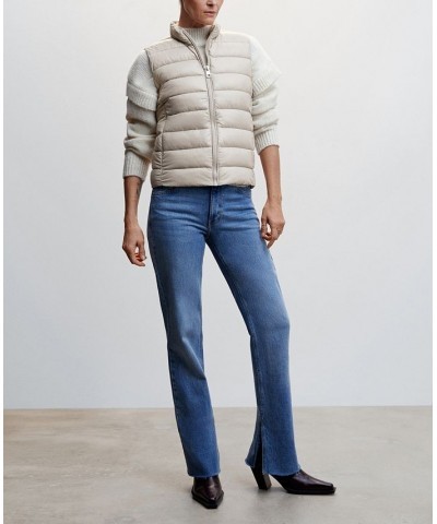 Women's Ultra-Light Quilted Gilet Gray $33.59 Jackets