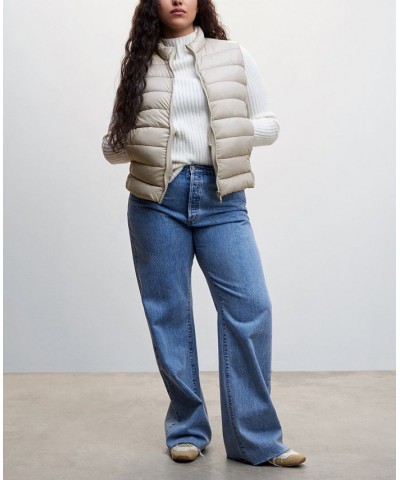 Women's Ultra-Light Quilted Gilet Gray $33.59 Jackets