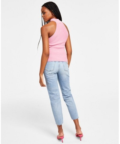 Women's Shayna Sleeveless Mock-Turtleneck Top Pink $29.67 Tops