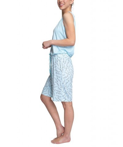 Plus Size 3-Piece Travel Set Blue $32.40 Sleepwear