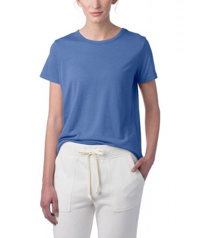 Women's Modal Tri-Blend Crew T-shirt Heritage Royal $13.99 Tops