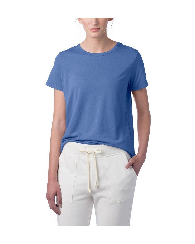 Women's Modal Tri-Blend Crew T-shirt Heritage Royal $13.99 Tops