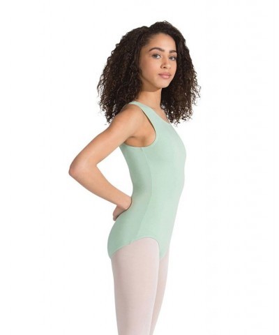 High-Neck Tank Leotard Royal $19.38 Tops