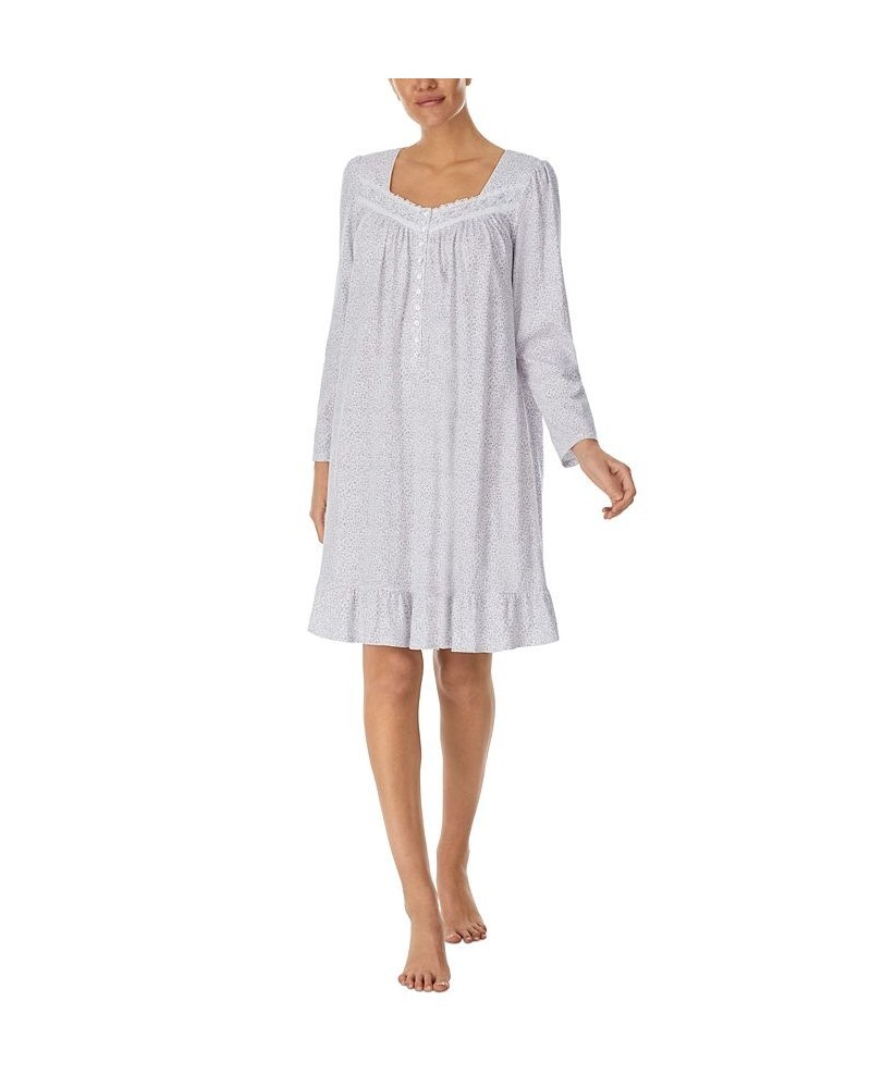 Women's Cotton Rosebud Nightgown White Ditsy $29.85 Sleepwear