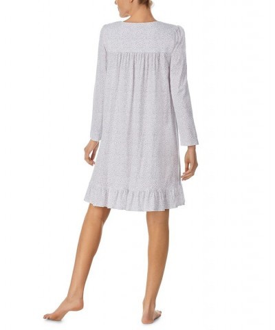 Women's Cotton Rosebud Nightgown White Ditsy $29.85 Sleepwear