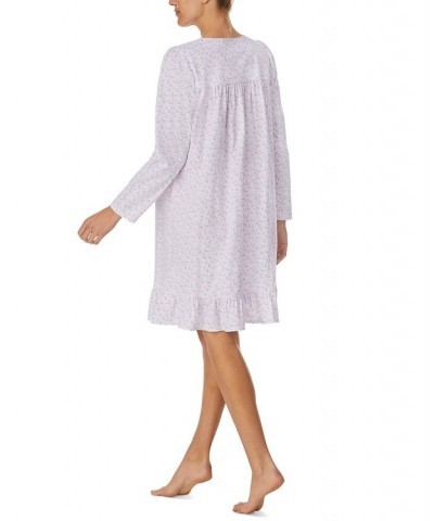 Women's Cotton Rosebud Nightgown White Ditsy $29.85 Sleepwear