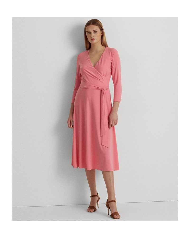 Surplice Jersey Dress Pink $51.15 Dresses