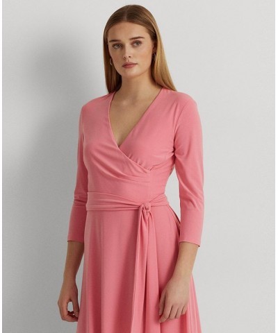 Surplice Jersey Dress Pink $51.15 Dresses