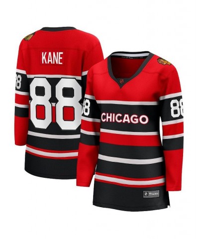 Women's Branded Patrick Kane Red Chicago Blackhawks Special Edition 2.0 Breakaway Player Jersey Red $75.90 Jersey