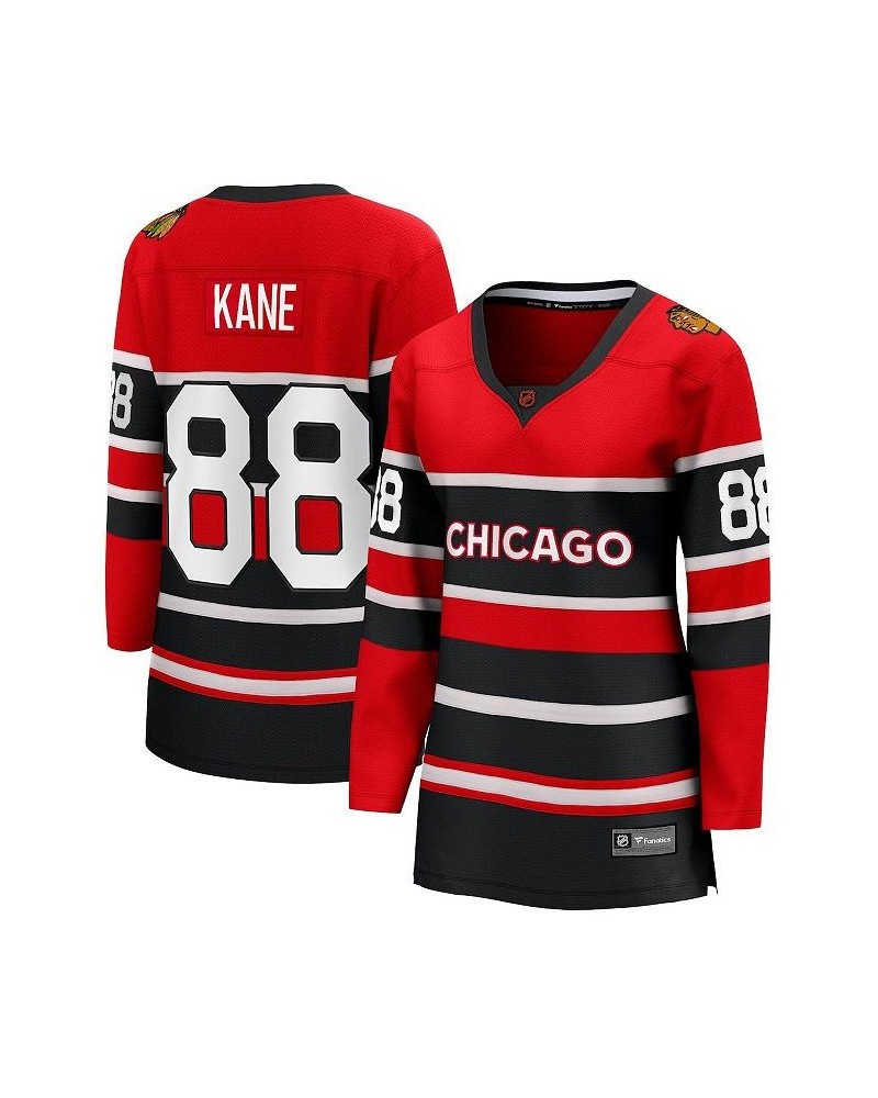 Women's Branded Patrick Kane Red Chicago Blackhawks Special Edition 2.0 Breakaway Player Jersey Red $75.90 Jersey