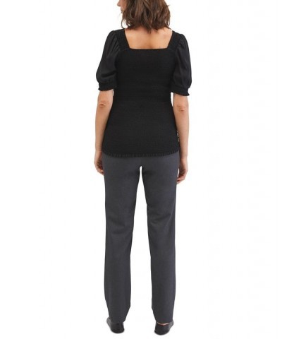 Secret Fit Belly Suiting Straight-Leg Maternity Pants Charcoal Grey $33.28 Pants