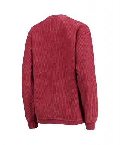 Women's Burgundy Washington Commanders Comfy Cord Pullover Sweatshirt Burgundy $38.00 Sweatshirts