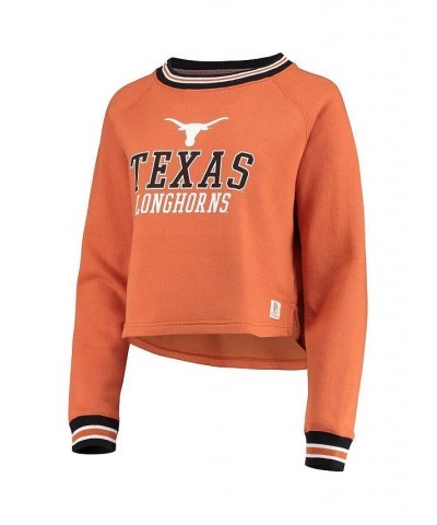 Women's Texas Orange Texas Longhorns Cali Cozy Raglan Crop Pullover Sweatshirt Texas Orange $24.60 Sweatshirts