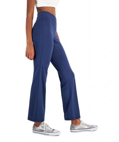 Women's Flared Cross-Dyed Full Length Leggings Navy Sail $9.46 Pants