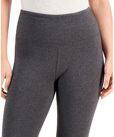 Petite High Rise Heather Capri Leggings Charcoal Heather $11.59 Pants