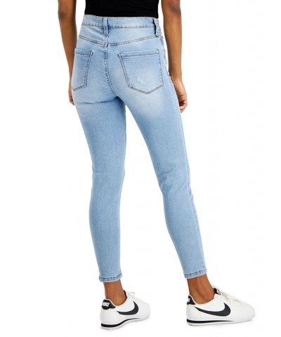 Juniors' Curvy Skinny Ankle Jeans Metallurgy $11.70 Jeans