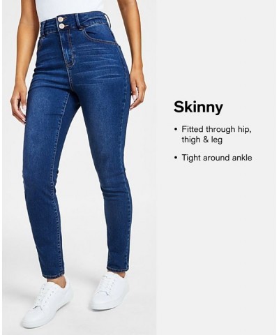 Juniors' Curvy Skinny Ankle Jeans Metallurgy $11.70 Jeans