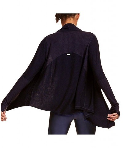 Adult Women Jet Set Cardigan Blue $47.20 Sweaters