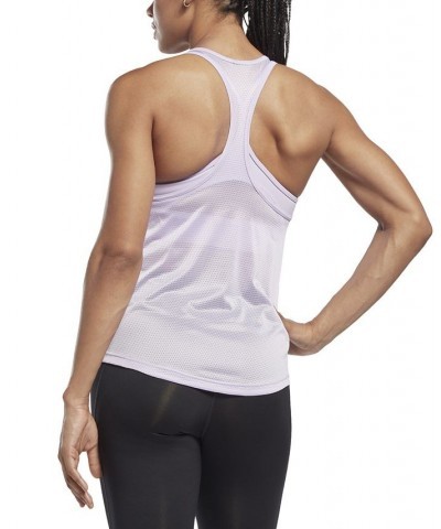 Women's Workout Ready Mesh Tank Top Purple $11.70 Tops