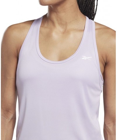 Women's Workout Ready Mesh Tank Top Purple $11.70 Tops